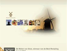 Tablet Screenshot of molenvansluis.nl